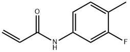 2-Propenamide, N-(3-fluoro-4-methylphenyl)- 구조식 이미지