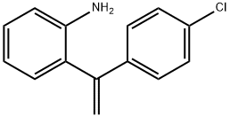 Benzenamine, 2-[1-(4-chlorophenyl)ethenyl]- Structure