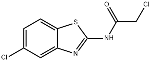 Acetamide, 2-chloro-N-(5-chloro-2-benzothiazolyl)- Structure