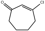 2-Cyclohepten-1-one, 3-chloro- Structure