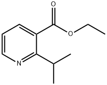 3-Pyridinecarboxylic acid, 2-(1-methylethyl)-, ethyl ester Structure