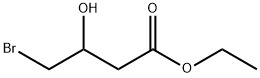 Ethyl 4-bromo-3-hydroxybutyrate 구조식 이미지