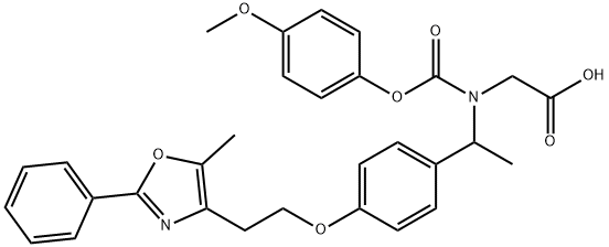 Peliglitazar (racemate) Structure