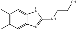 6,7-DIMETHYL-2-(2-HYDROXYETHYLAMINO)BEN& Structure