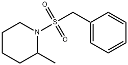 Piperidine, 2-methyl-1-[(phenylmethyl)sulfonyl]- Structure