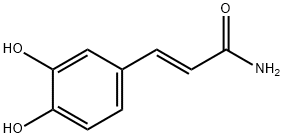 2-Propenamide, 3-(3,4-dihydroxyphenyl)-, (2E)- Structure