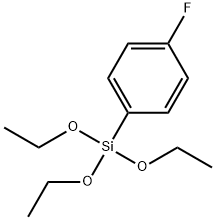 p-(Fluorophenyl)triethoxysilane Structure