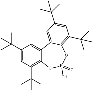 4,6,12,14-tetra-tert-butyl-9-hydroxy-8,10-dioxa-9λ-phosphatricyclo[9.4.0.02,] Structure