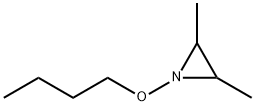 Aziridine, 1-butoxy-2,3-dimethyl- Structure