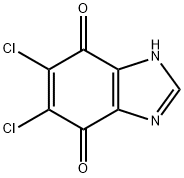 1H-Benzimidazole-4,7-dione, 5,6-dichloro- Structure