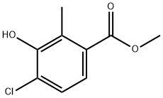 Benzoic acid, 4-chloro-3-hydroxy-2-methyl-, methyl ester Structure