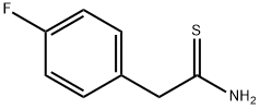 Benzeneethanethioamide, 4-fluoro- Structure