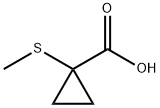 Cyclopropanecarboxylic acid, 1-(methylthio)- Structure