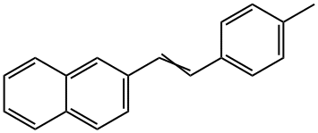 Naphthalene, 2-[2-(4-methylphenyl)ethenyl]- Structure