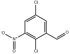 Benzaldehyde, 2,5-dichloro-3-nitro- Structure