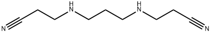 Propanenitrile, 3,3'-(1,3-propanediyldiimino)bis- Structure