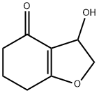 4(2H)-Benzofuranone, 3,5,6,7-tetrahydro-3-hydroxy- 구조식 이미지