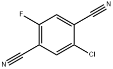 1,4-Benzenedicarbonitrile, 2-chloro-5-fluoro- Structure