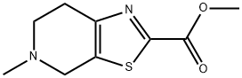 Thiazolo[5,4-c]pyridine-2-carboxylic acid, 4,5,6,7-tetrahydro-5-methyl-, methyl ester Structure