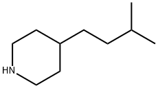 Piperidine, 4-(3-methylbutyl)- Structure