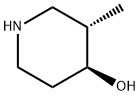 4-Piperidinol, 3-methyl-, (3S,4S)- Structure