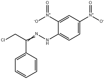 α-Chloroacetophenone 2,4-dinitrophenyl hydrazone Structure