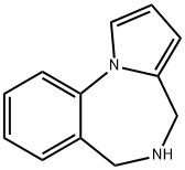 4H-Pyrrolo[1,2-a][1,4]benzodiazepine, 5,6-dihydro- Structure