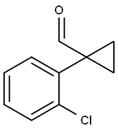 Cyclopropanecarboxaldehyde, 1-(2-chlorophenyl)- Structure