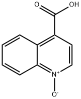 4-Quinolinecarboxylic acid, 1-oxide 구조식 이미지