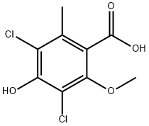 dichloroisoeverninic acid 구조식 이미지