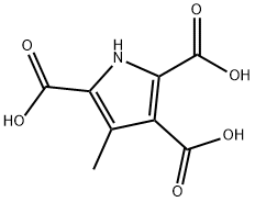 1H-Pyrrole-2,3,5-tricarboxylic acid, 4-methyl- Structure