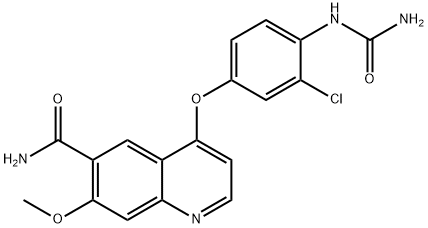 Descyclopropyl Lenvatinib 구조식 이미지