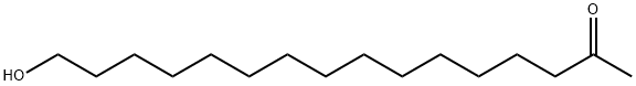 2-Hexadecanone, 16-hydroxy- 구조식 이미지