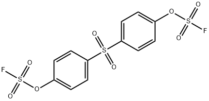 Fluorosulfuric acid, sulfonyldi-4,1-phenylene ester (9CI) Structure