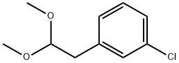 Benzene, 1-chloro-3-(2,2-dimethoxyethyl)- Structure