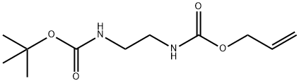 N-Alloc-N'-Boc-ethylenediamine 구조식 이미지