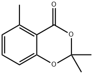 4H-1,3-Benzodioxin-4-one, 2,2,5-trimethyl- Structure