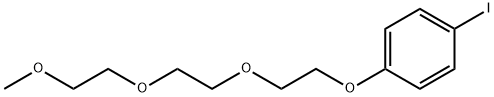 Benzene, 1-iodo-4-[2-[2-(2-methoxyethoxy)ethoxy]ethoxy]- Structure