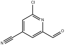 2-chloro-6-formylisonicotinonitrile Structure