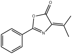 4-ISOPROPYLIDENE-2-PHENYL-5(4H)-OXAZOLE 구조식 이미지