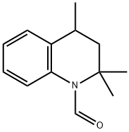 1(2H)-Quinolinecarboxaldehyde, 3,4-dihydro-2,2,4-trimethyl- Structure