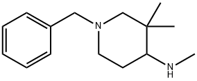 4-Piperidinamine, N,3,3-trimethyl-1-(phenylmethyl)- Structure