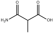 Propanoic acid, 3-amino-2-methyl-3-oxo- Structure