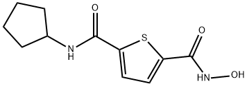 2,5-Thiophenedicarboxamide,N-cyclopentyl-N-hydroxy-(9CI) Structure