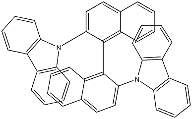 9H-Carbazole, 9,9'-(1S)-[1,1'-binaphthalene]-2,2'-diylbis- (9CI) Structure