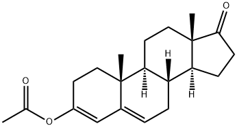 Androsta-3,5-dien-17-one, 3-(acetyloxy)- 구조식 이미지