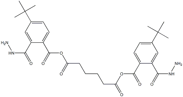 N'1,N'6-bis(4-tert-butylbenzoyl)hexanedihydrazide 구조식 이미지