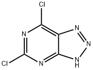 3H-1,2,3-Triazolo[4,5-d]pyrimidine, 5,7-dichloro- Structure