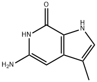 7H-Pyrrolo[2,3-c]pyridin-7-one,5-amino-1,6-dihydro-3-methyl-(9CI) Structure