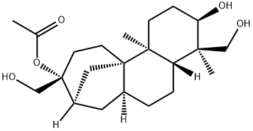 아피디콜린-17-모노아세테이트 구조식 이미지